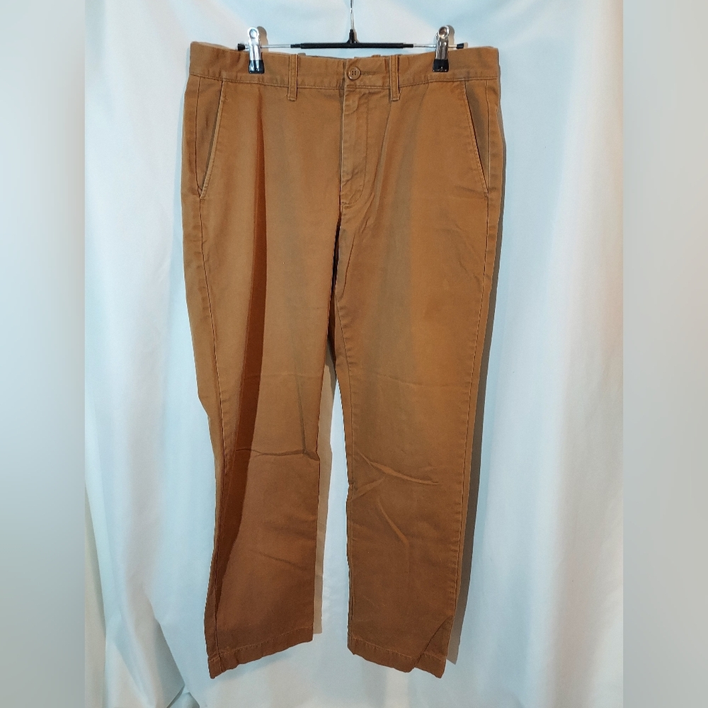 J. Crew "The Sutton" Straight Fit Classic Chino Pants - Brown - 32x30